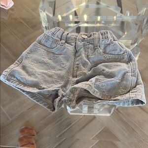 Doe a Dear Gray Denim Shorts